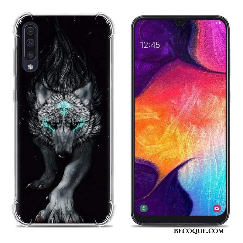 Futerał Samsung Galaxy A50 Miękki Anti-fallna Telefon, Etui Samsung Galaxy A50 Kolor Balon Różowe