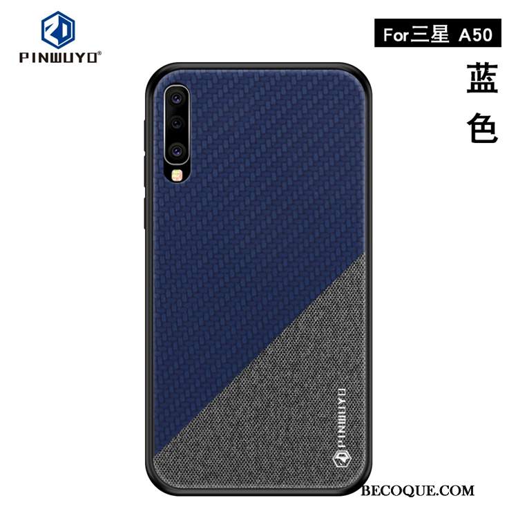 Futerał Samsung Galaxy A50 Torby Żółty Wzór, Etui Samsung Galaxy A50 Anti-fallna Telefon