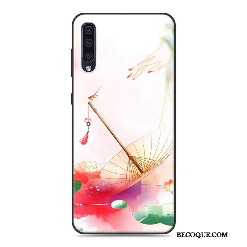 Futerał Samsung Galaxy A50s Kreatywne Na Telefon Osobowość, Etui Samsung Galaxy A50s Ochraniacz Chiński Styl Czerwony