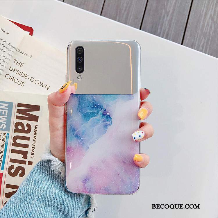 Futerał Samsung Galaxy A50s Moda Sztuka Biały, Etui Samsung Galaxy A50s Kreatywne Tendencja Osobowość