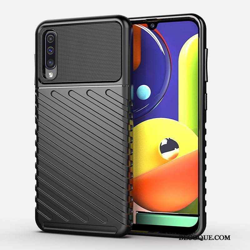 Futerał Samsung Galaxy A50s Ochraniacz Anti-fall Niebieski, Etui Samsung Galaxy A50s Dlana Telefon