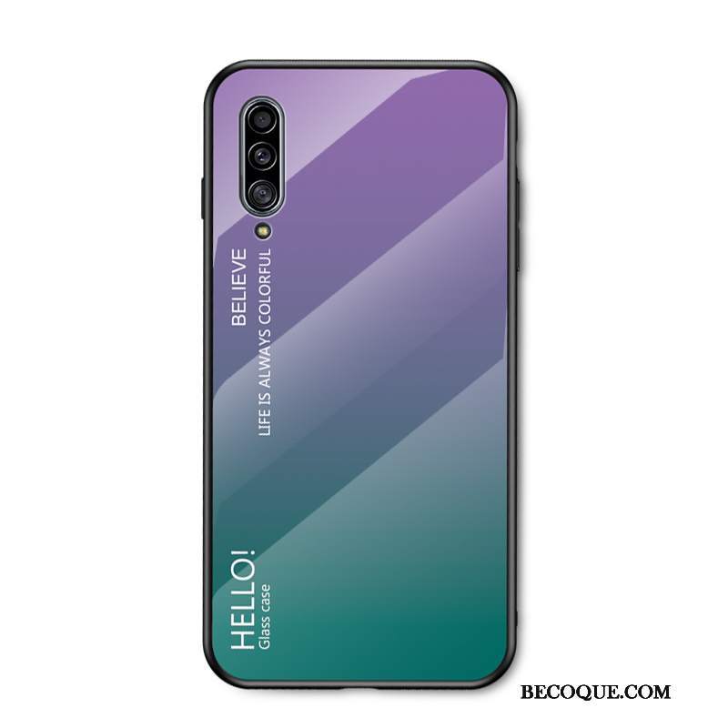 Futerał Samsung Galaxy A50s Silikonowe Anti-fall Wiatr, Etui Samsung Galaxy A50s Miękki Gradient Biały