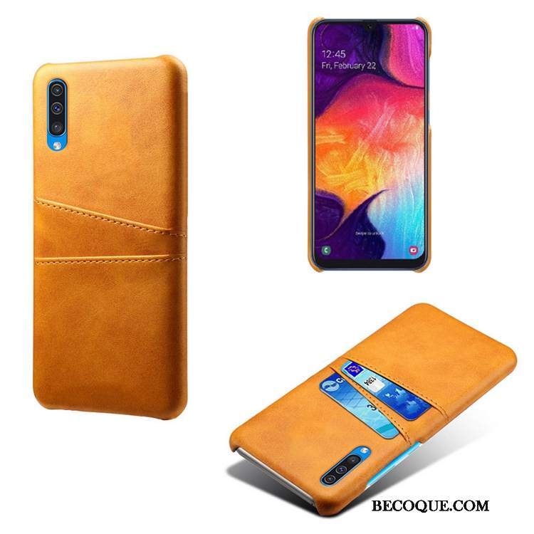 Futerał Samsung Galaxy A50s Skóra Wzórna Telefon, Etui Samsung Galaxy A50s Zielony Karta