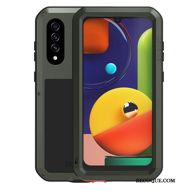 Futerał Samsung Galaxy A50s Torby Trzy Mechanizmy Obronne Gruba, Etui Samsung Galaxy A50s Ochraniacz Anti-fallna Telefon