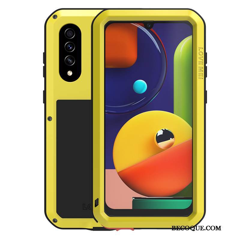 Futerał Samsung Galaxy A50s Torby Trzy Mechanizmy Obronne Gruba, Etui Samsung Galaxy A50s Ochraniacz Anti-fallna Telefon