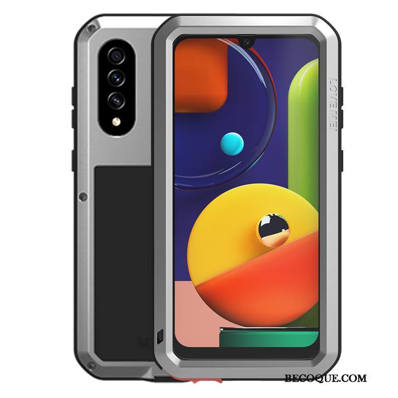 Futerał Samsung Galaxy A50s Torby Trzy Mechanizmy Obronne Gruba, Etui Samsung Galaxy A50s Ochraniacz Anti-fallna Telefon