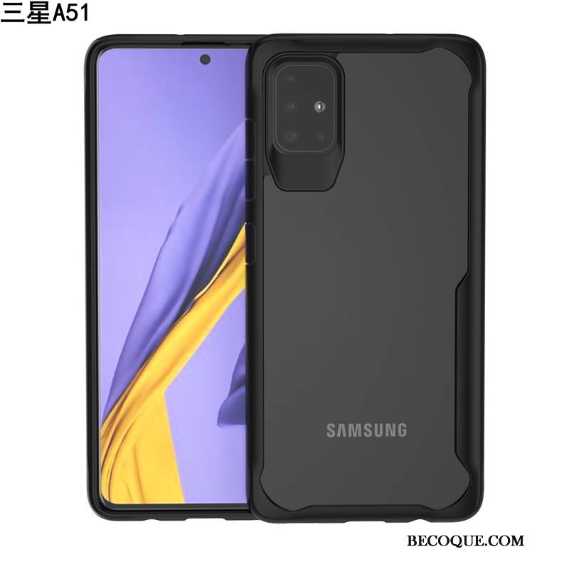 Futerał Samsung Galaxy A51 Moda Antypoślizgowe Szkło Hartowane, Etui Samsung Galaxy A51 Torby Anti-fall Filmy