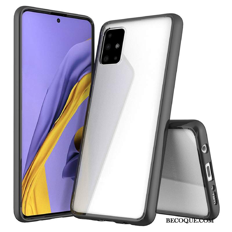 Futerał Samsung Galaxy A51 Przezroczysty Europa, Etui Samsung Galaxy A51 Granica Anti-fall