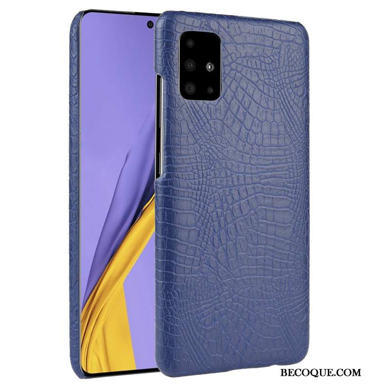 Futerał Samsung Galaxy A51 Skóra Wzór Krokodyla Anti-fall, Etui Samsung Galaxy A51 Na Telefon Biznes