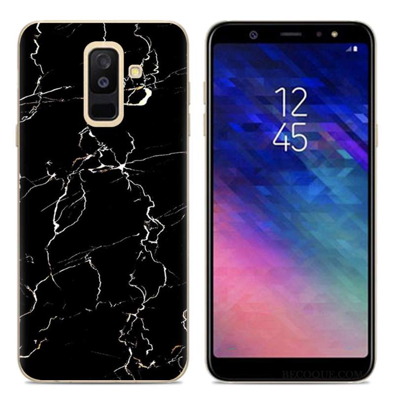 Futerał Samsung Galaxy A6+ Kreatywne Na Telefon Różowe, Etui Samsung Galaxy A6+ Kreskówka