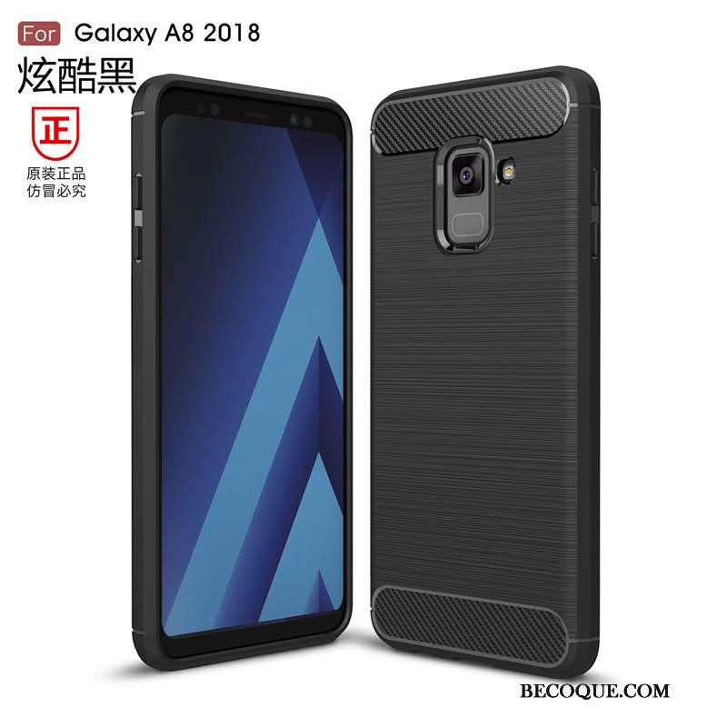 Futerał Samsung Galaxy A6 Torby Niebieski Wzór, Etui Samsung Galaxy A6 Ochraniacz Na Telefon Jedwab