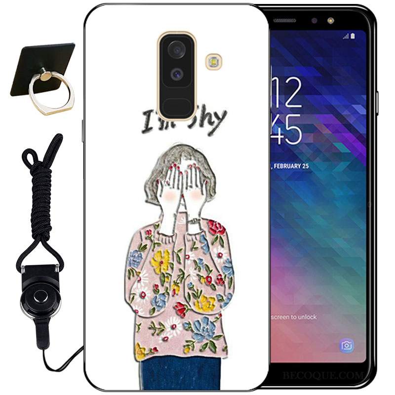 Futerał Samsung Galaxy A6+ Vintage Anti-fall Bambus, Etui Samsung Galaxy A6+ Ochraniacz Ładnyna Telefon