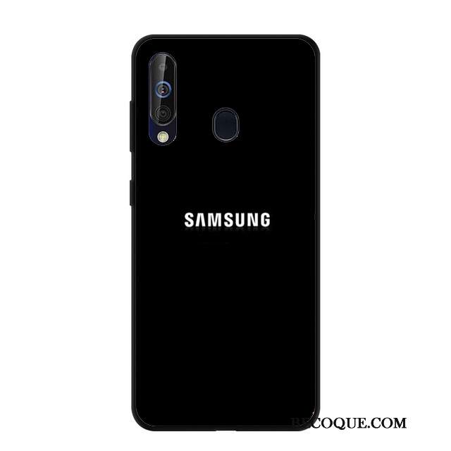 Futerał Samsung Galaxy A60 Miękki Na Telefon Anti-fall, Etui Samsung Galaxy A60 Silikonowe Nubuku Czarny