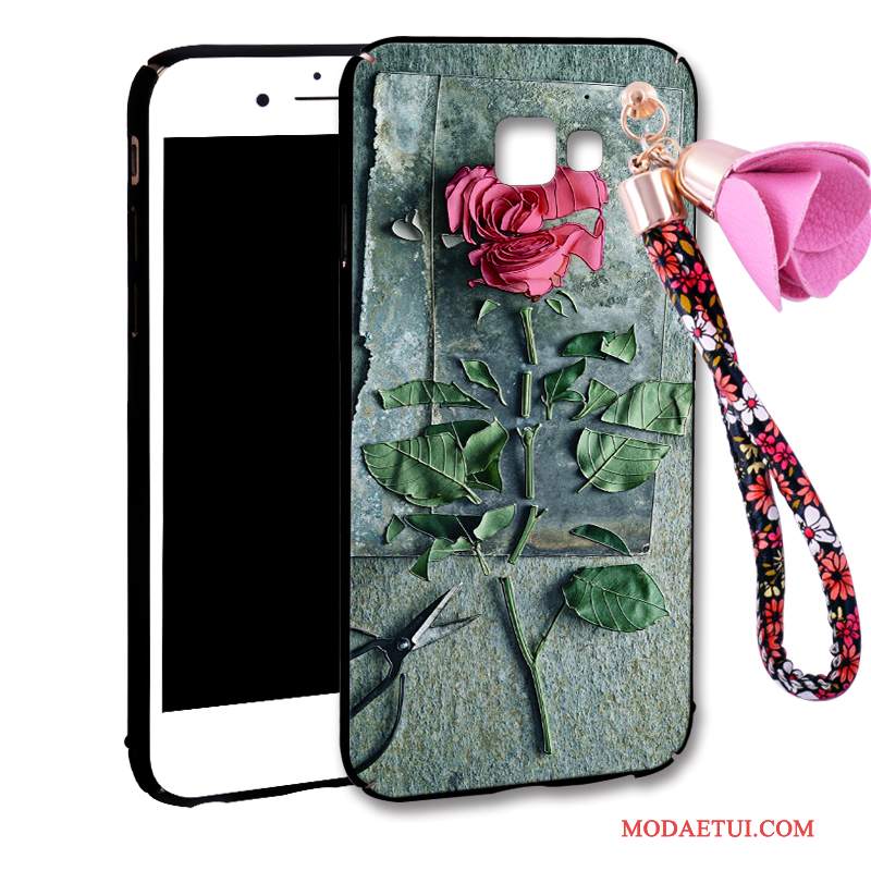 Futerał Samsung Galaxy A7 2016 Ochraniacz Tendencja Nubuku, Etui Samsung Galaxy A7 2016 Torby Nowy Czerwony