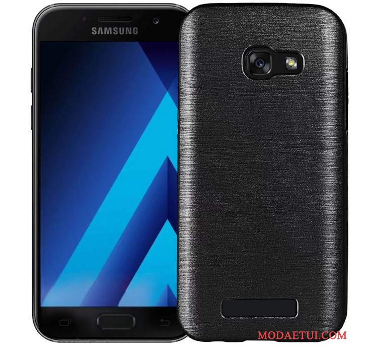 Futerał Samsung Galaxy A7 2017 Silikonowe Na Telefon Anti-fall, Etui Samsung Galaxy A7 2017 Miękki Czerwony