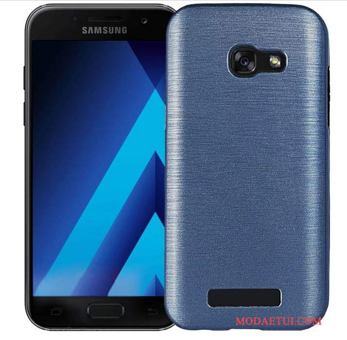 Futerał Samsung Galaxy A7 2017 Silikonowe Na Telefon Anti-fall, Etui Samsung Galaxy A7 2017 Miękki Czerwony