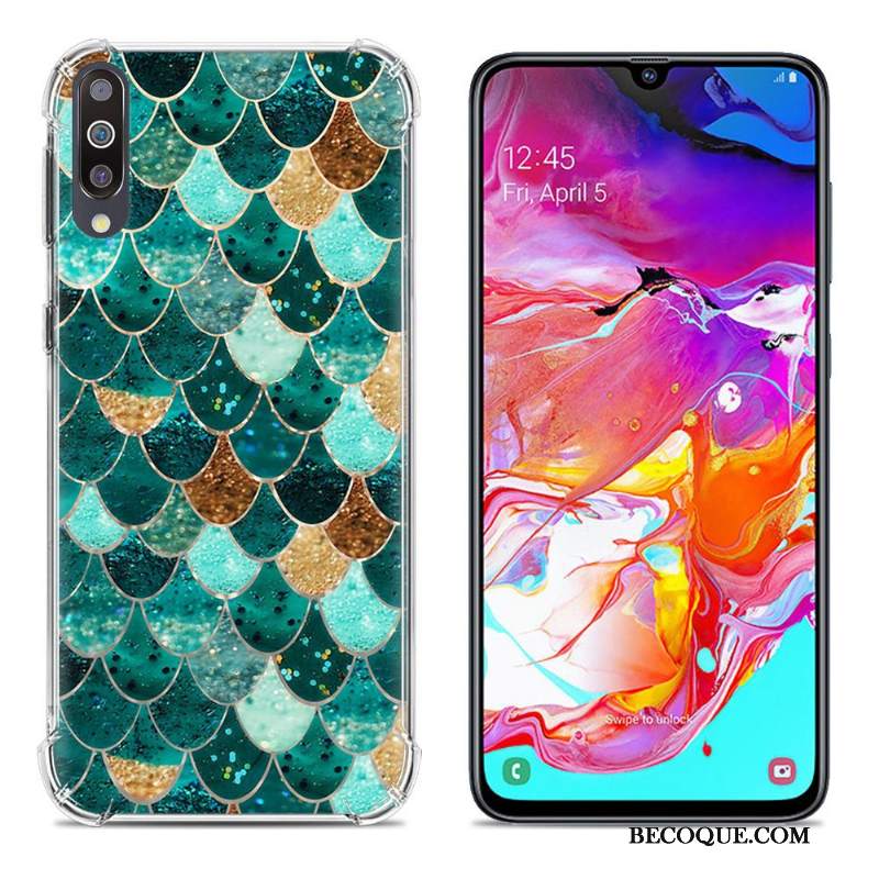 Futerał Samsung Galaxy A70 Kolor Purpurowyna Telefon, Etui Samsung Galaxy A70 Ochraniacz Anti-fall Balon