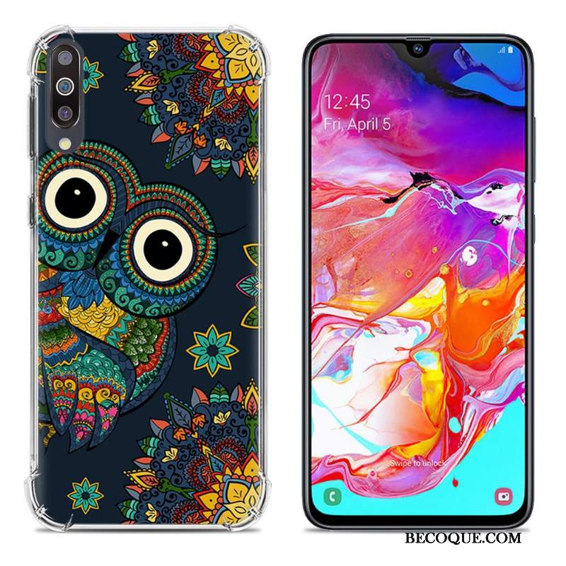 Futerał Samsung Galaxy A70 Kolor Purpurowyna Telefon, Etui Samsung Galaxy A70 Ochraniacz Anti-fall Balon