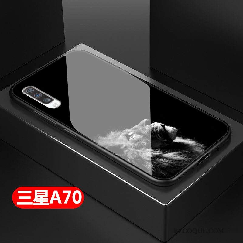 Futerał Samsung Galaxy A70 Ochraniacz Modna Marka Szkło, Etui Samsung Galaxy A70 Moda Trudno Proste