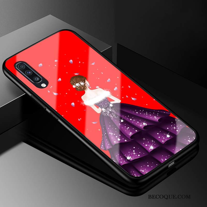 Futerał Samsung Galaxy A70 Torby Tendencja Szkło, Etui Samsung Galaxy A70 Ochraniacz Gazyna Telefon