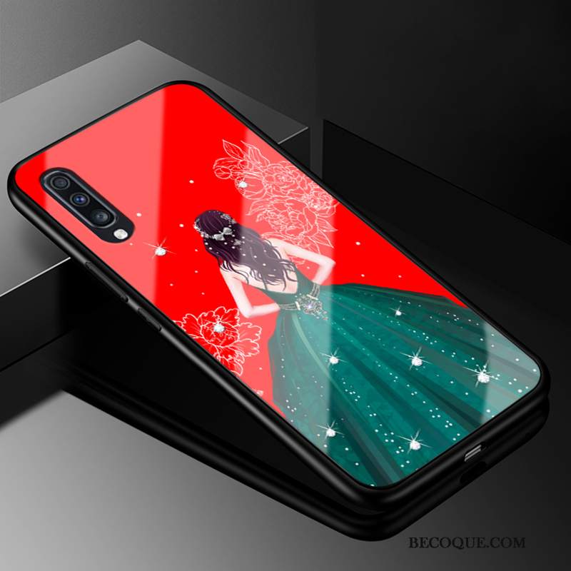 Futerał Samsung Galaxy A70 Torby Tendencja Szkło, Etui Samsung Galaxy A70 Ochraniacz Gazyna Telefon