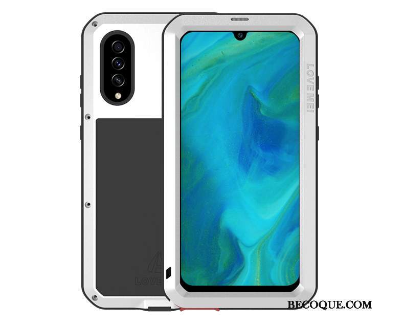 Futerał Samsung Galaxy A70s Metal Czarnyna Telefon, Etui Samsung Galaxy A70s Torby Granica Trzy Mechanizmy Obronne