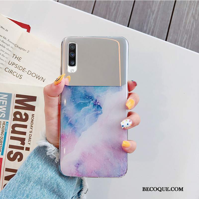 Futerał Samsung Galaxy A70s Moda Biały Filmy, Etui Samsung Galaxy A70s Anti-fallna Telefon