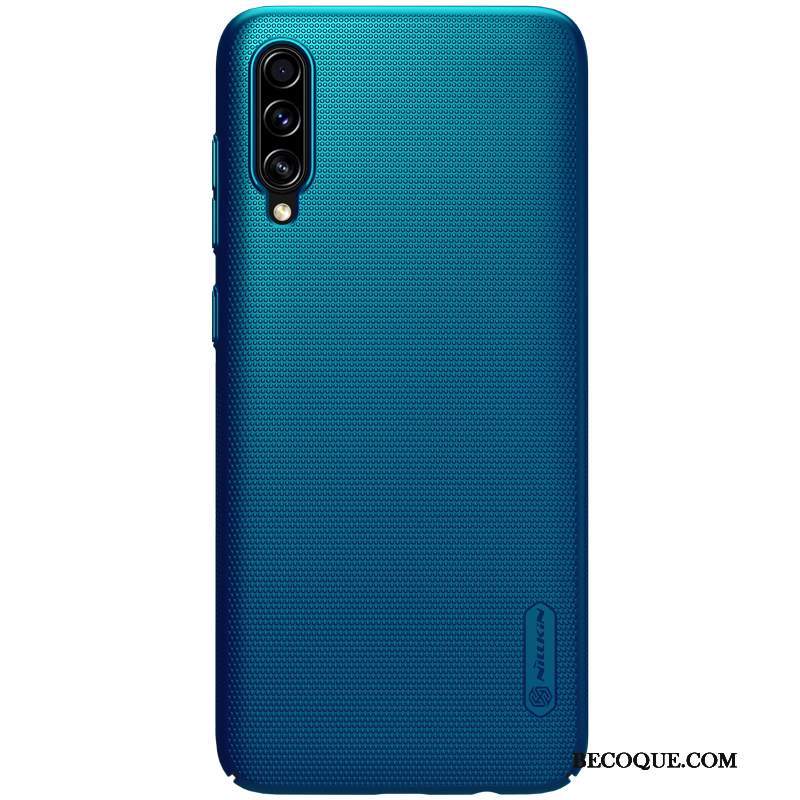 Futerał Samsung Galaxy A70s Wspornik Nubuku Złoto, Etui Samsung Galaxy A70s Ochraniacz Anti-fallna Telefon