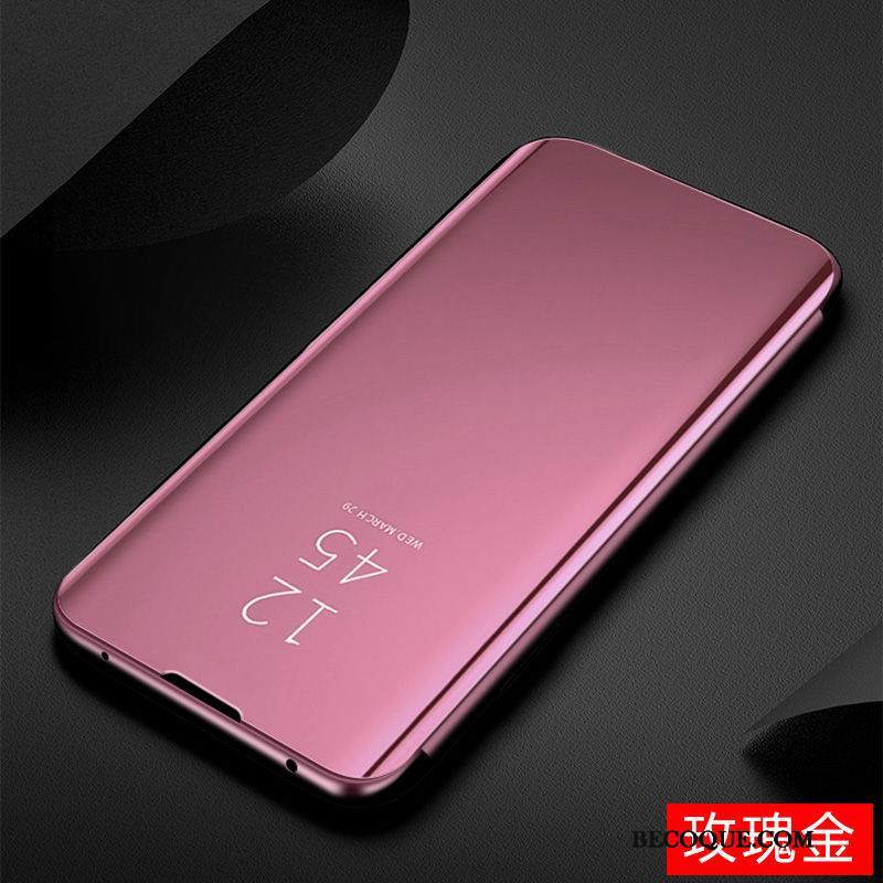 Futerał Samsung Galaxy A71 Ochraniacz Na Telefon Lustro, Etui Samsung Galaxy A71 Złoto
