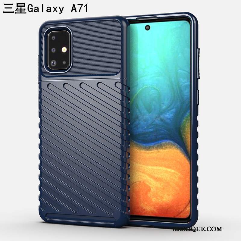 Futerał Samsung Galaxy A71 Silikonowe Nubukuna Telefon, Etui Samsung Galaxy A71 Miękki Balon Trzy Mechanizmy Obronne