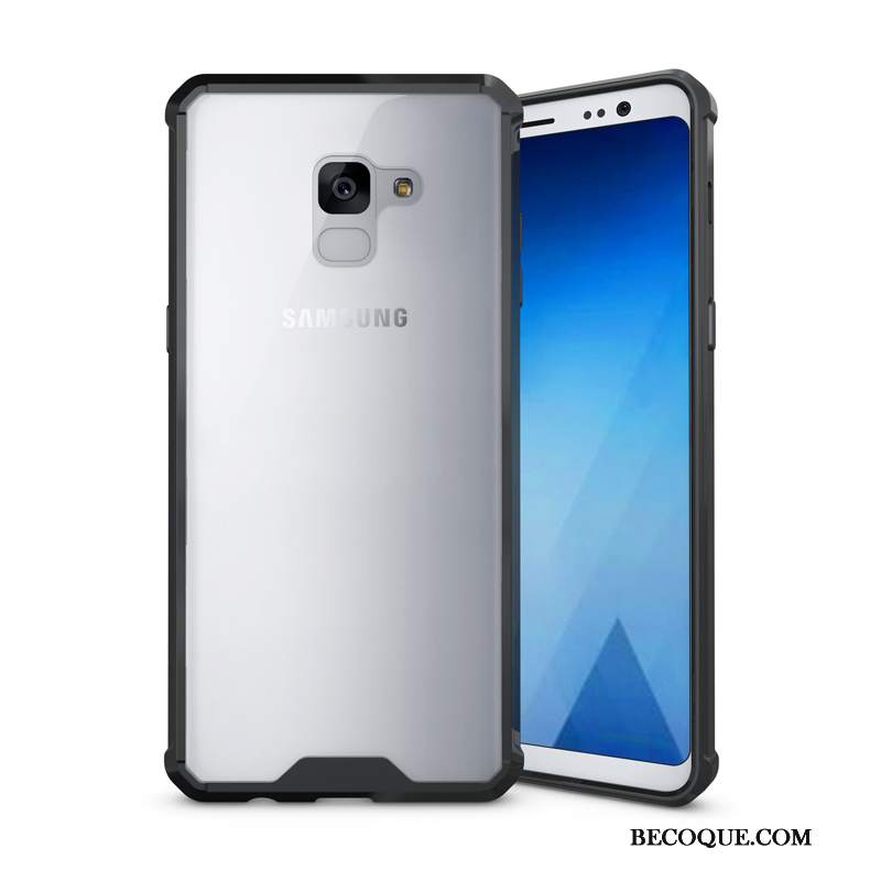 Futerał Samsung Galaxy A8 2018 Miękki Anti-fall Przezroczysty, Etui Samsung Galaxy A8 2018 Ochraniacz Granica Balon