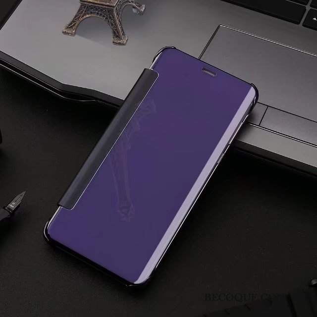 Futerał Samsung Galaxy A8 2018 Ochraniacz Lustrona Telefon, Etui Samsung Galaxy A8 2018 Pokrowce Żółty Poszycie