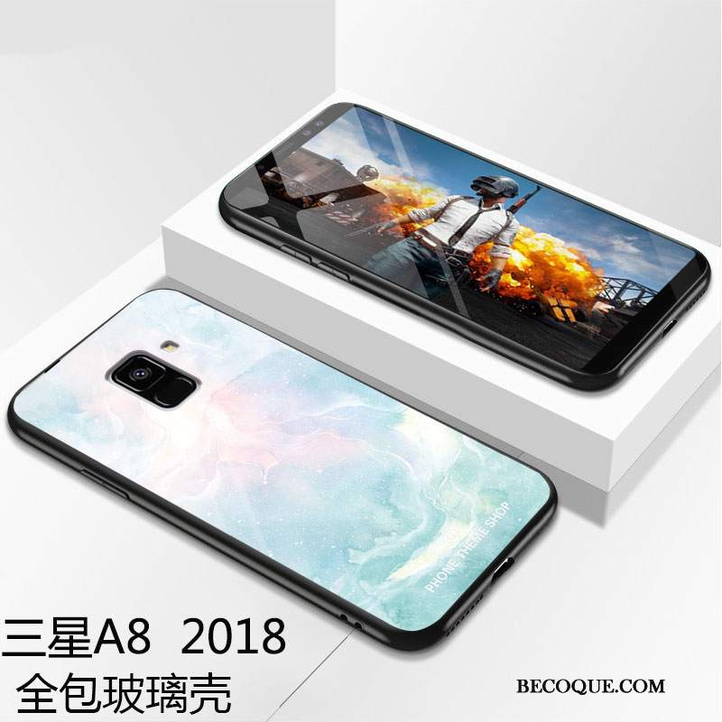 Futerał Samsung Galaxy A8 2018 Torby Szkło Duży, Etui Samsung Galaxy A8 2018 Ochraniacz Anti-fallna Telefon