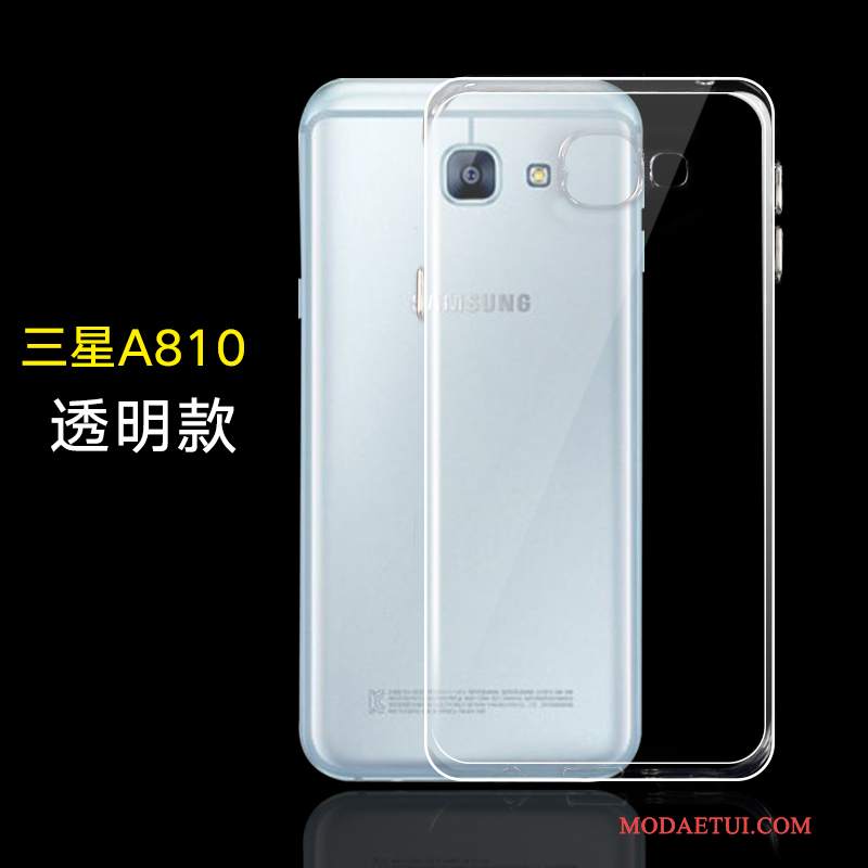 Futerał Samsung Galaxy A8 Ochraniacz Proste Anti-fall, Etui Samsung Galaxy A8 Miękki Tendencja Przezroczysty