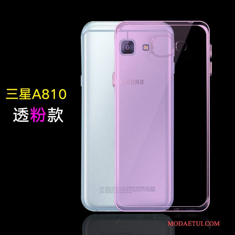 Futerał Samsung Galaxy A8 Ochraniacz Proste Anti-fall, Etui Samsung Galaxy A8 Miękki Tendencja Przezroczysty