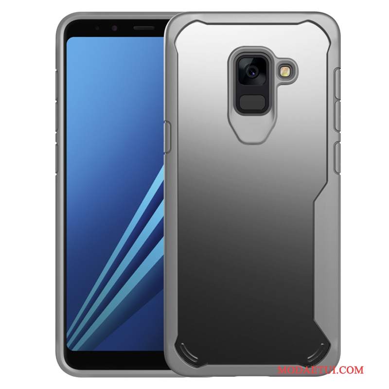 Futerał Samsung Galaxy A8+ Ochraniacz Przezroczystyna Telefon, Etui Samsung Galaxy A8+ Miękki Czerwony Balon