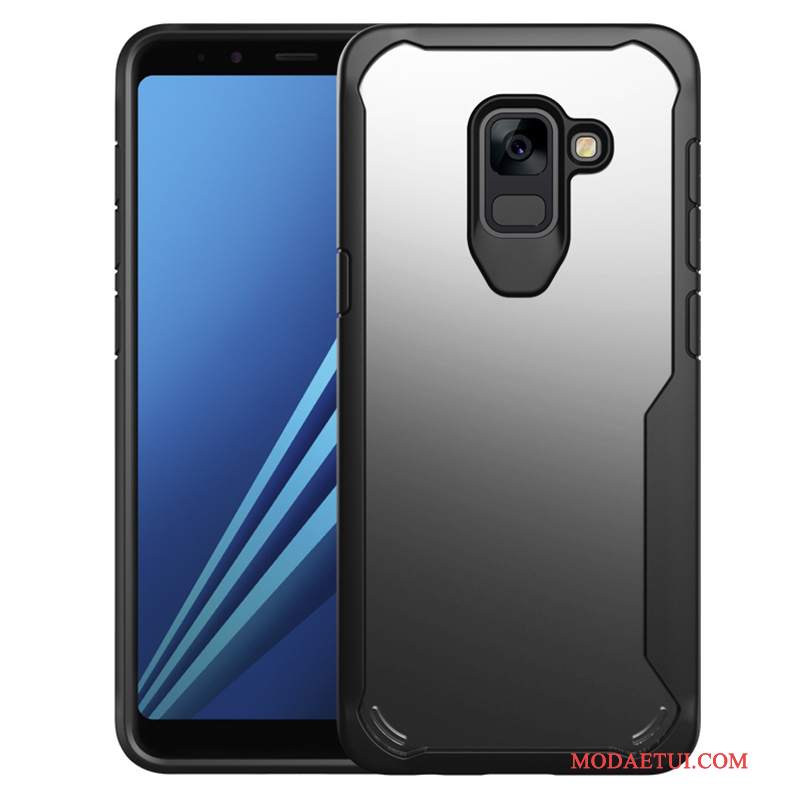 Futerał Samsung Galaxy A8+ Ochraniacz Przezroczystyna Telefon, Etui Samsung Galaxy A8+ Miękki Czerwony Balon