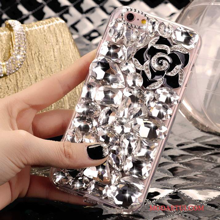 Futerał Samsung Galaxy A8 Rhinestone Piękny Anti-fall, Etui Samsung Galaxy A8 Ochraniacz Osobowość Cienkie