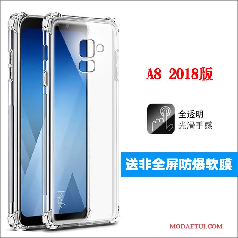 Futerał Samsung Galaxy A8+ Silikonowe Czarny Balon, Etui Samsung Galaxy A8+ Miękki Na Telefon