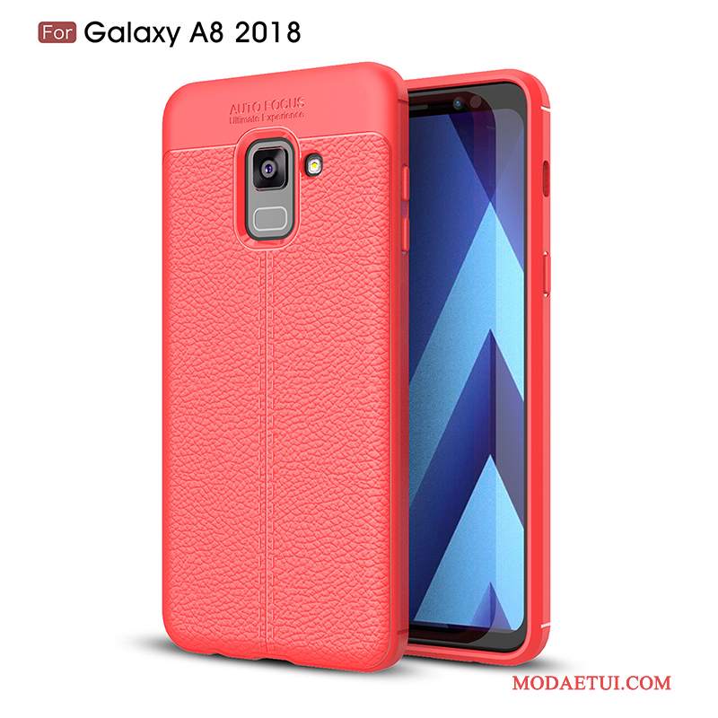 Futerał Samsung Galaxy A8+ Torby Anti-fall Czarny, Etui Samsung Galaxy A8+ Ochraniacz Biznes Proste