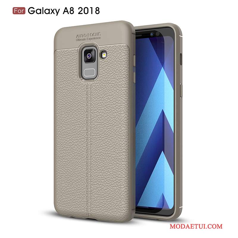 Futerał Samsung Galaxy A8+ Torby Anti-fall Czarny, Etui Samsung Galaxy A8+ Ochraniacz Biznes Proste