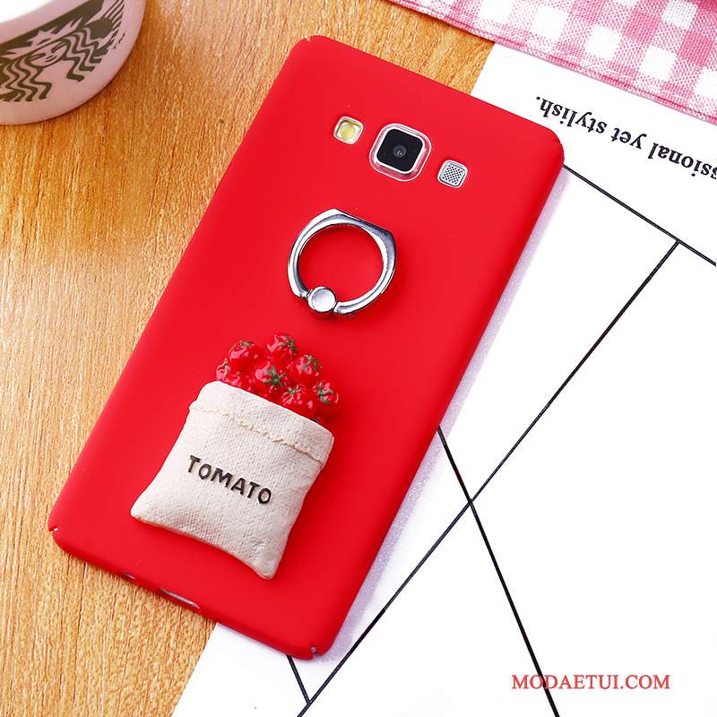 Futerał Samsung Galaxy A8 Torby Różowe Nubuku, Etui Samsung Galaxy A8 Ochraniacz Trudnona Telefon