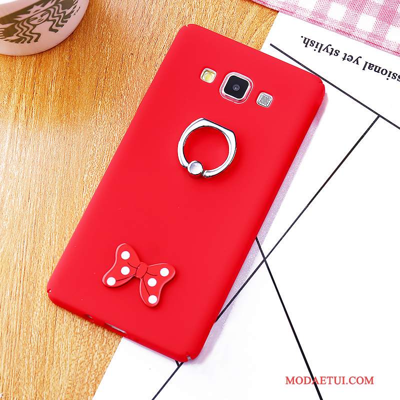 Futerał Samsung Galaxy A8 Torby Różowe Nubuku, Etui Samsung Galaxy A8 Ochraniacz Trudnona Telefon