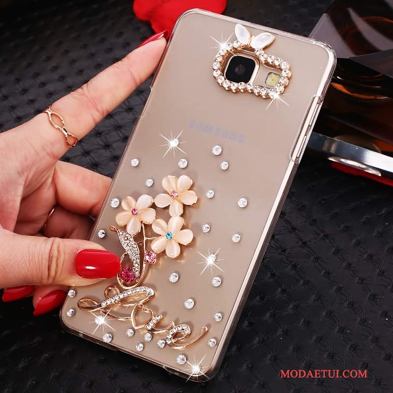 Futerał Samsung Galaxy A9 Kolor Trudnona Telefon, Etui Samsung Galaxy A9 Rhinestone