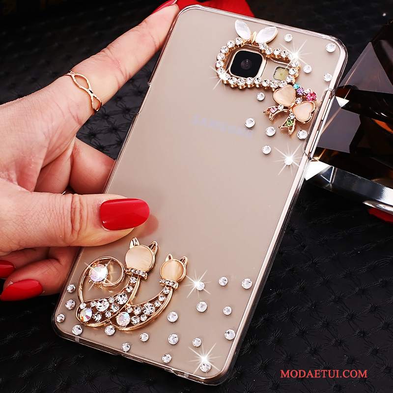 Futerał Samsung Galaxy A9 Kolor Trudnona Telefon, Etui Samsung Galaxy A9 Rhinestone