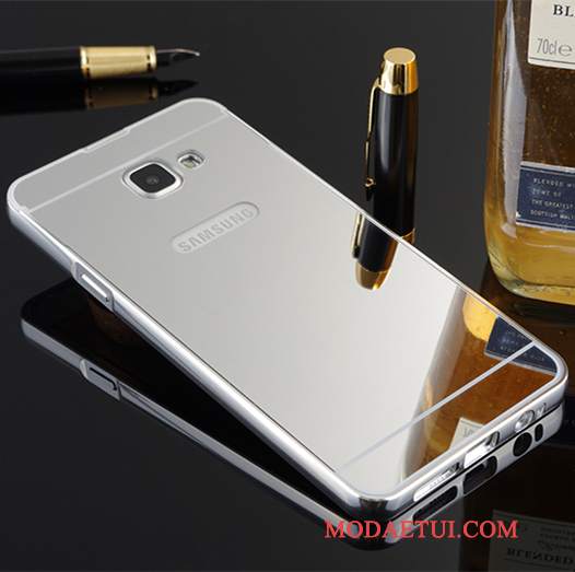 Futerał Samsung Galaxy A9 Metal Granicana Telefon, Etui Samsung Galaxy A9 Ochraniacz Złoto