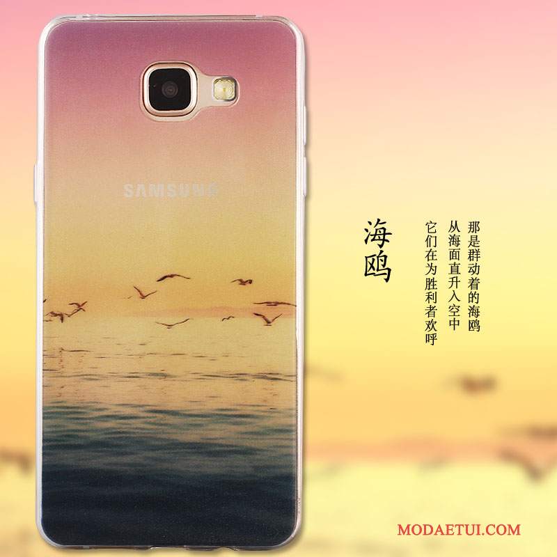 Futerał Samsung Galaxy A9 Miękki Anti-fall Zielony, Etui Samsung Galaxy A9 Ochraniacz Siatkowena Telefon