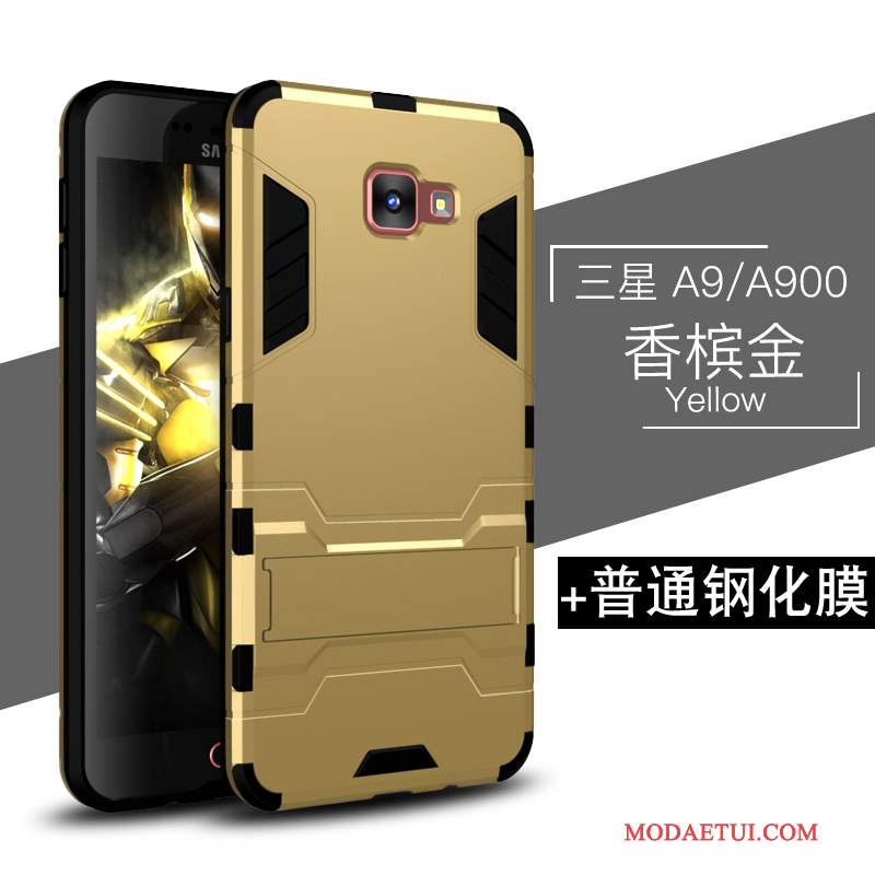 Futerał Samsung Galaxy A9 Silikonowe Anti-fall Ciemno Niebieski, Etui Samsung Galaxy A9 Torby Na Telefon Wysoki