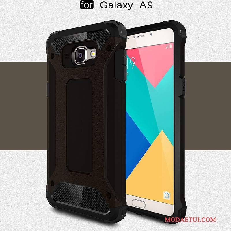 Futerał Samsung Galaxy A9 Silikonowe Wysoki Anti-fall, Etui Samsung Galaxy A9 Torby Czerwonyna Telefon