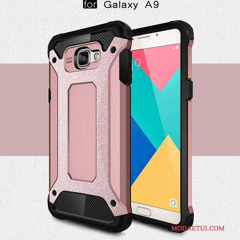 Futerał Samsung Galaxy A9 Silikonowe Wysoki Anti-fall, Etui Samsung Galaxy A9 Torby Czerwonyna Telefon